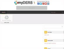 Tablet Screenshot of myders.com